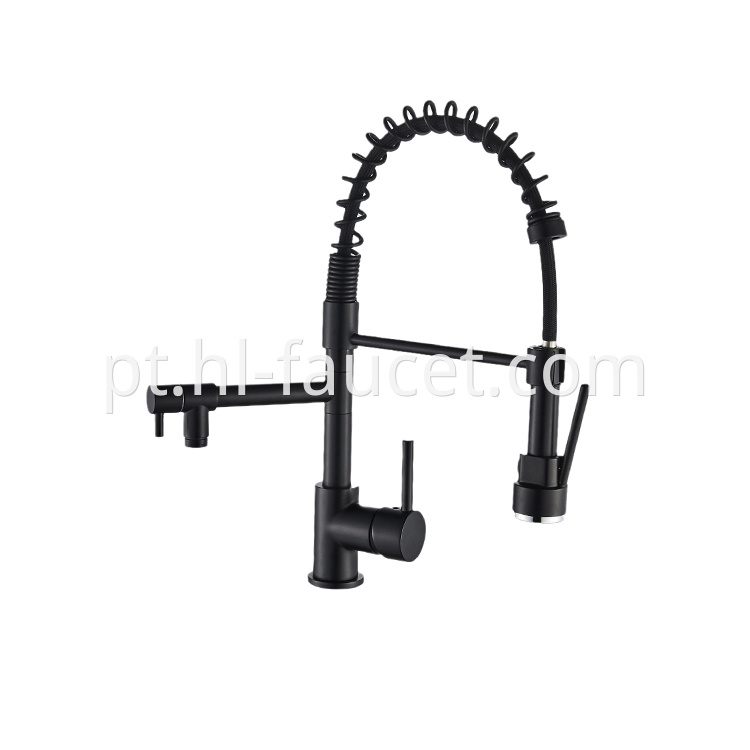 Explosion Style Black Kitchen Sink Faucet